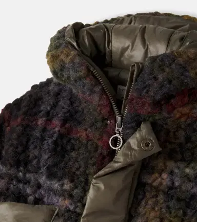 1 + in the Family Baby Toronto checked wool-blend teddy jacket | Thumbnail 3