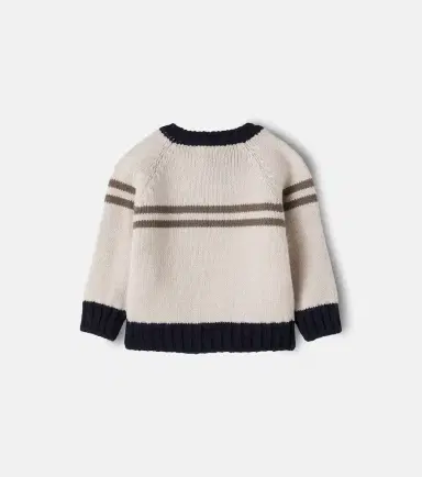 1 + in the Family Baby Torino striped cotton-blend sweater | Thumbnail 2