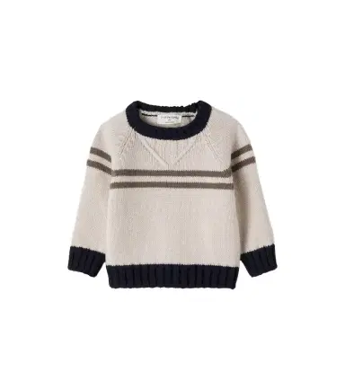 1 + in the Family Baby Torino striped cotton-blend sweater | Thumbnail 1