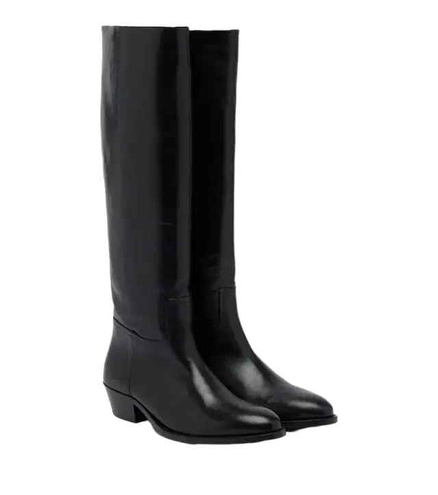 JUDE Den leather knee-high boots