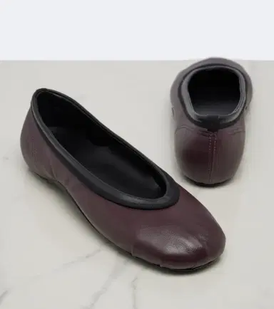 Dries Van Noten Leather ballet flats | Thumbnail 3