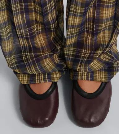 Dries Van Noten Leather ballet flats | Thumbnail 6