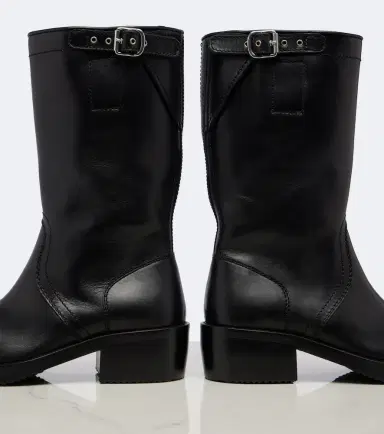 Dries Van Noten Leather biker boots | Thumbnail 2