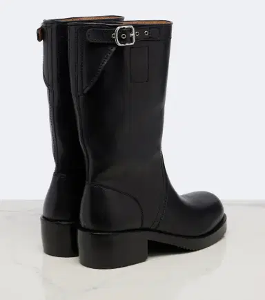 Dries Van Noten Leather biker boots | Thumbnail 4