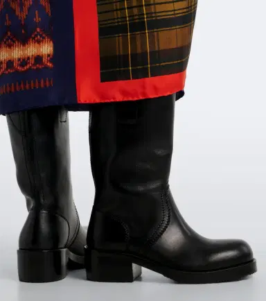 Dries Van Noten Leather biker boots | Thumbnail 6