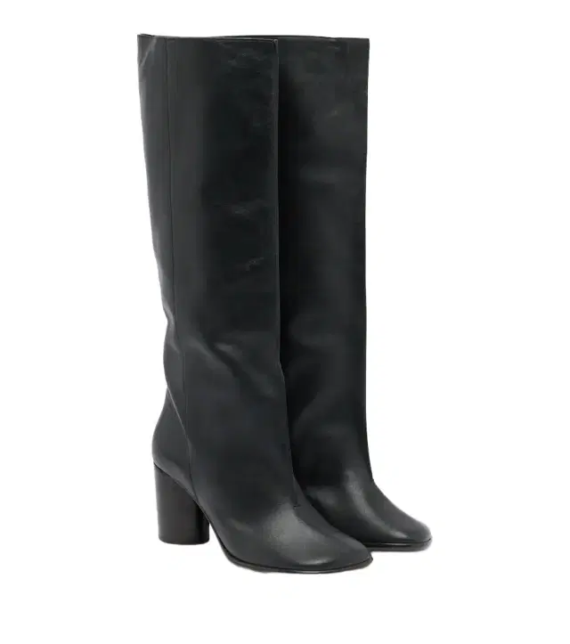 Lemaire Crease leather knee-high boots