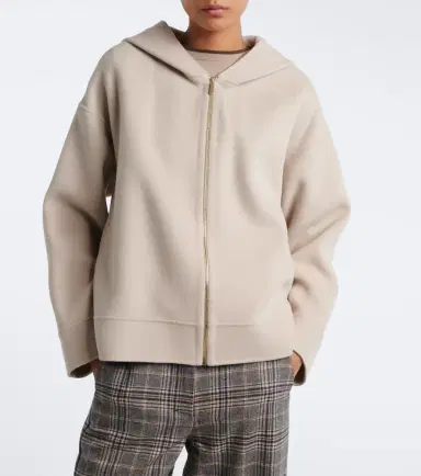 'S Max Mara Hooded virgin wool jacket | Thumbnail 4