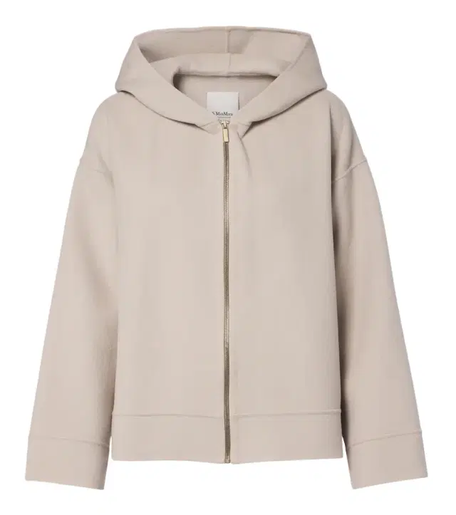 'S Max Mara Hooded virgin wool jacket