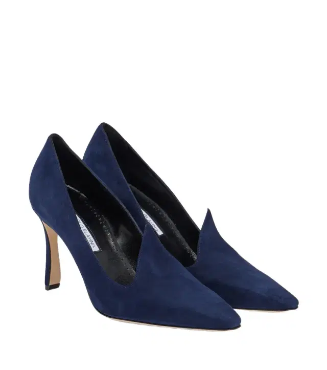 Manolo Blahnik Maldite suede pumps