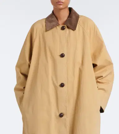 The Row Ina cotton gabardine coat | Thumbnail 3