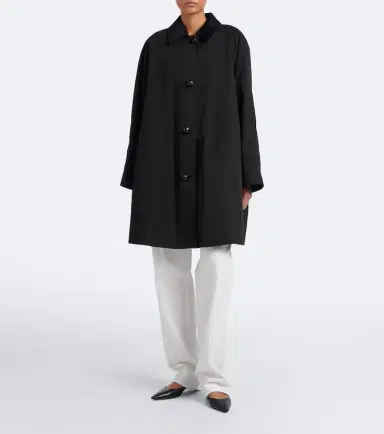 The Row Ina cotton gabardine coat | Thumbnail 4