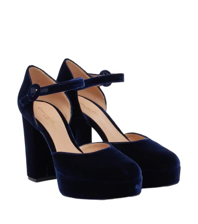 Gianvito Rossi Velvet platform pumps