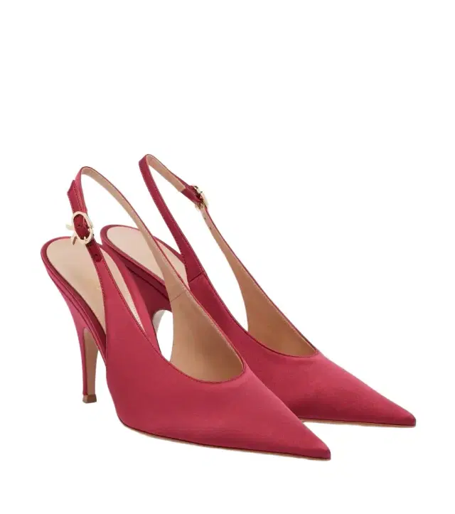 Sofia satin slingback pumps Sofia satin slingback pumps