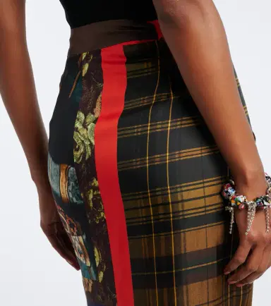 Dries Van Noten Printed silk twill wrap skirt | Thumbnail 4