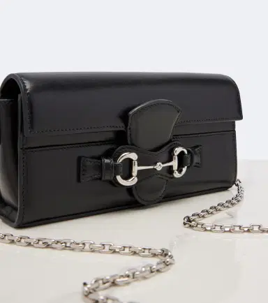 Gucci Horsebit leather wallet on chain | Thumbnail 3