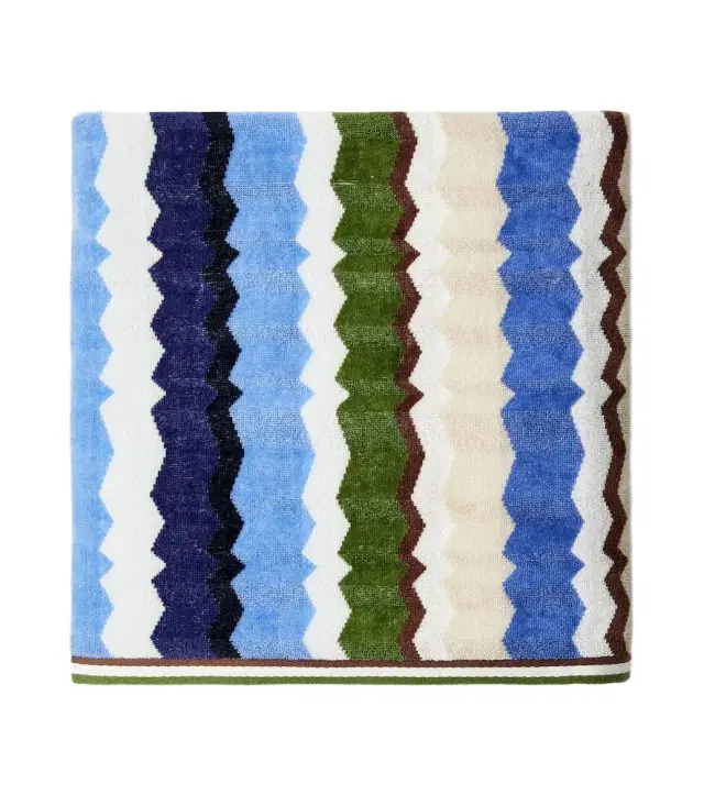Missoni Eva Zigzag cotton terry bath sheet
