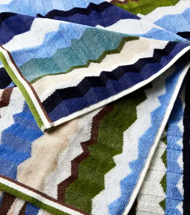 Missoni Eva Zigzag set of 2 cotton terry towels | Thumbnail 2