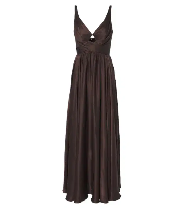 Zimmermann Draped silk maxi dress