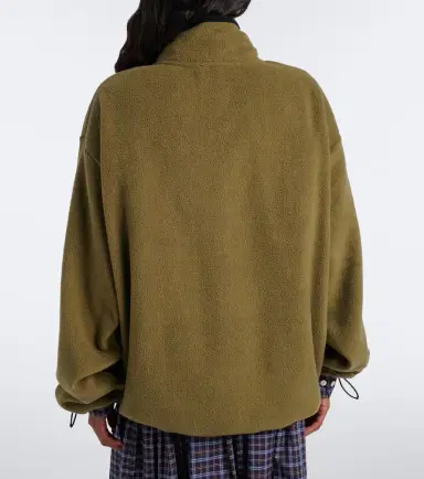Miu Miu Oversized fleece jacket | Thumbnail 6 Miu Miu Oversized fleece jacket | Thumbnail 6