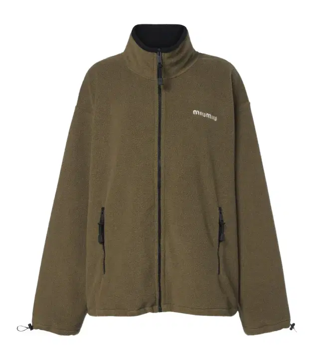 Miu Miu Oversized fleece jacket