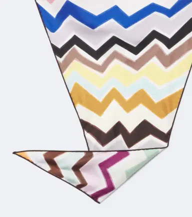 Missoni Zigzag silk twill scarf | Thumbnail 2
