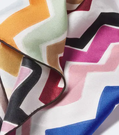 Missoni Zigzag silk twill scarf | Thumbnail 3