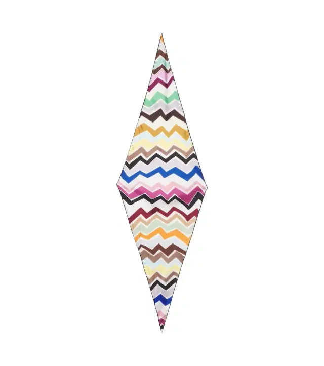 Missoni Zigzag silk twill scarf