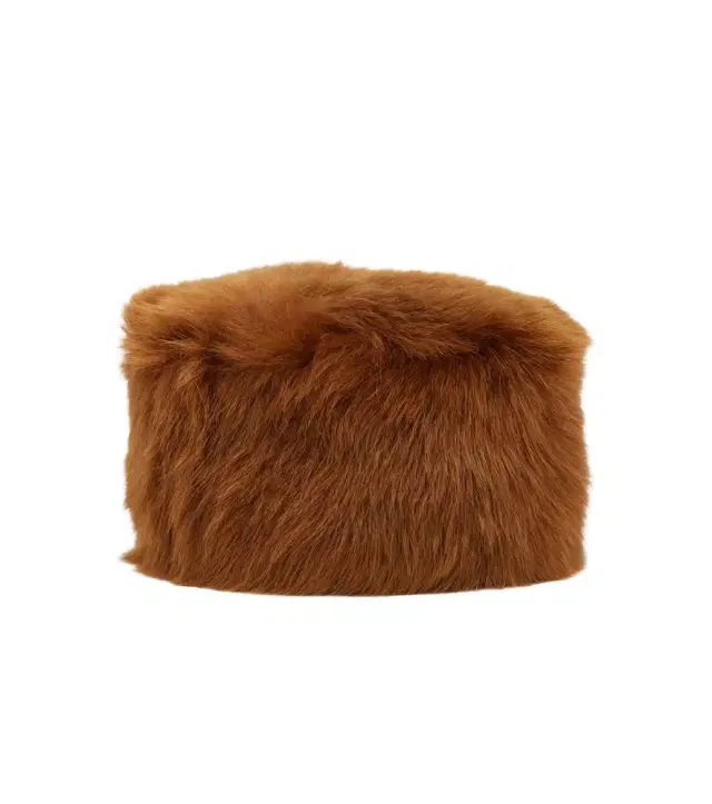 Shearling hat