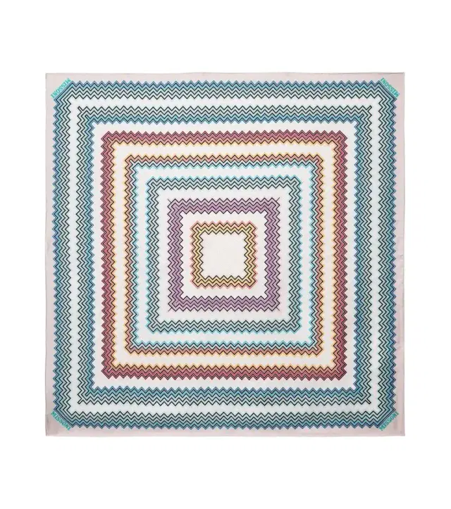 Missoni Zigzag silk twill scarf