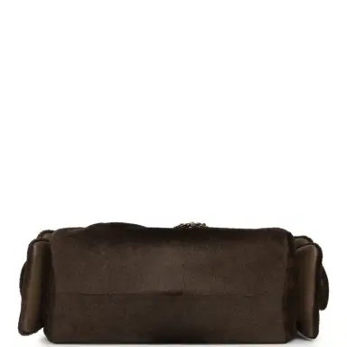 Chanel Chanel Mini 25 Hobo Bag Dark Khaki Pony Hair Gold Hardware | Thumbnail 6