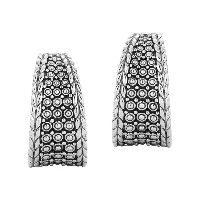 JAI JAI Kalahari Sterling Silver Concave Earrings by The Solist