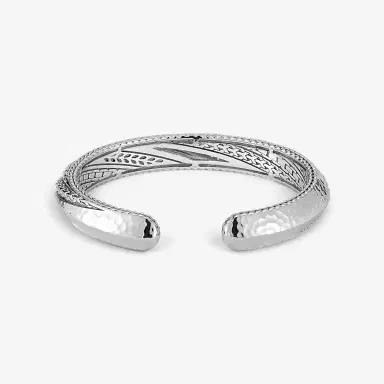 JAI JAI Master Artisan Sterling Silver Black Spinel Cuff Bangle Bracelet JJH5005B-BS - M by The Solist | Thumbnail 4