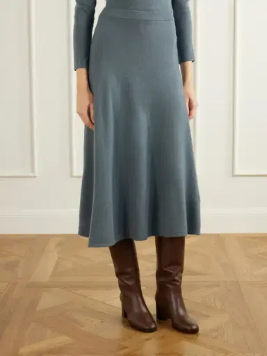 Zimmermann Valiant Wool And Cashmere-blend Knitted Midi Skirt | Thumbnail 3