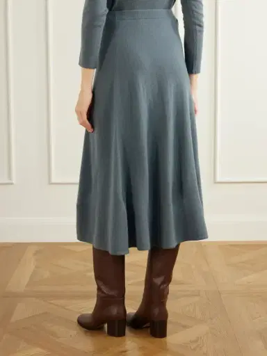 Zimmermann Valiant Wool And Cashmere-blend Knitted Midi Skirt | Thumbnail 4