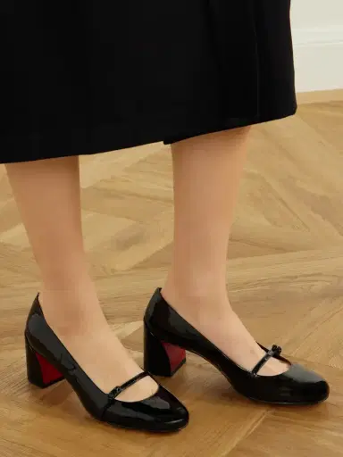 Christian Louboutin Jane Nina 55 Patent-leather Pumps | Thumbnail 2 Christian Louboutin Jane Nina 55 Patent-leather Pumps | Thumbnail 2