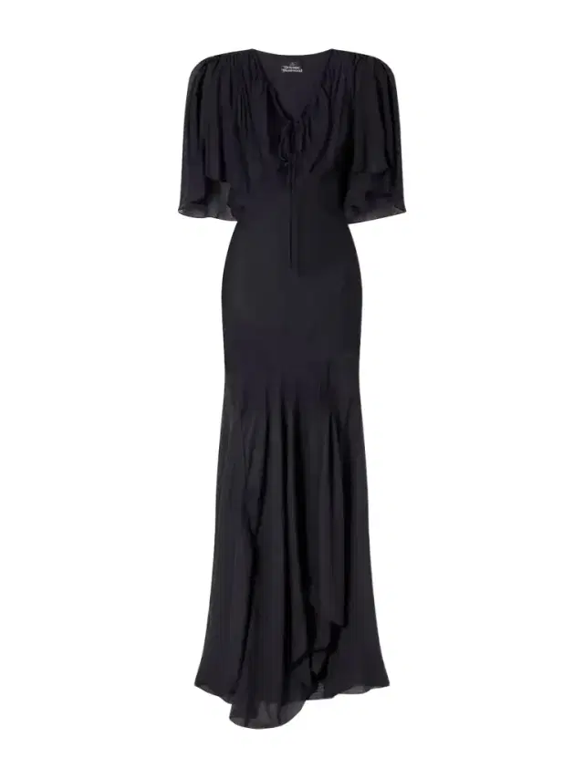 Vivienne Westwood Priscilla Modal, Silk And Wool-blend Jacquard Muslin Gown