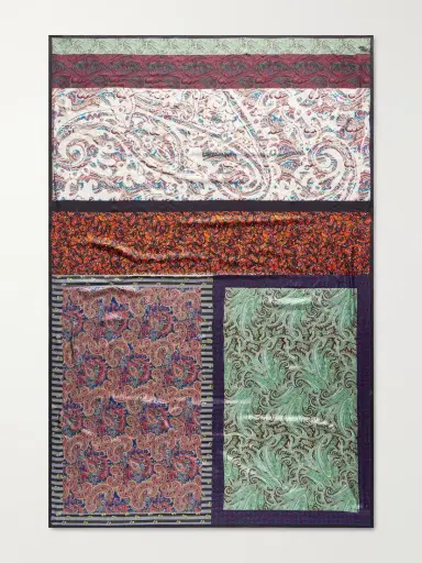 Dries Van Noten Floral-printed Satin Scarf | Thumbnail 3