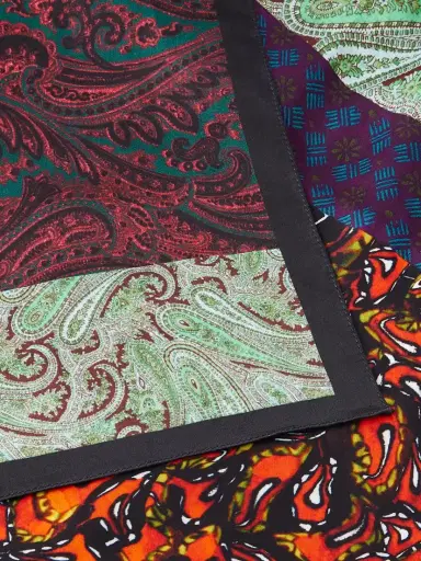 Dries Van Noten Floral-printed Satin Scarf | Thumbnail 4