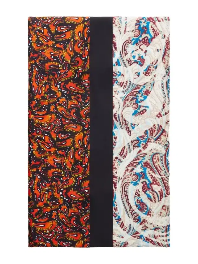 Dries Van Noten Floral-printed Satin Scarf