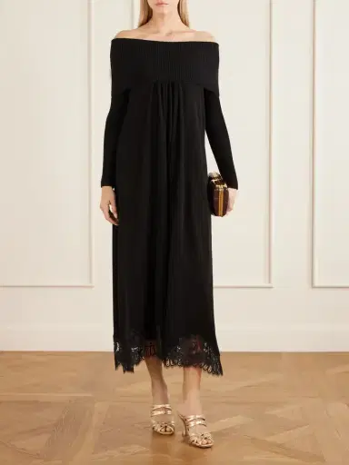 Zimmermann Valiant Off-the-shoulder Lace-trimmed Tencel®-blend Maxi Dress | Thumbnail 2