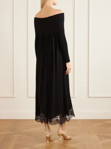 Zimmermann Valiant Off-the-shoulder Lace-trimmed Tencel®-blend Maxi Dress | Thumbnail 3
