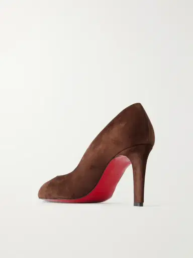 Christian Louboutin Fannylove 85 Suede Pumps | Thumbnail 3
