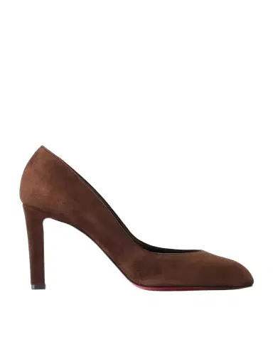 Christian Louboutin Fannylove 85 Suede Pumps | Thumbnail 1