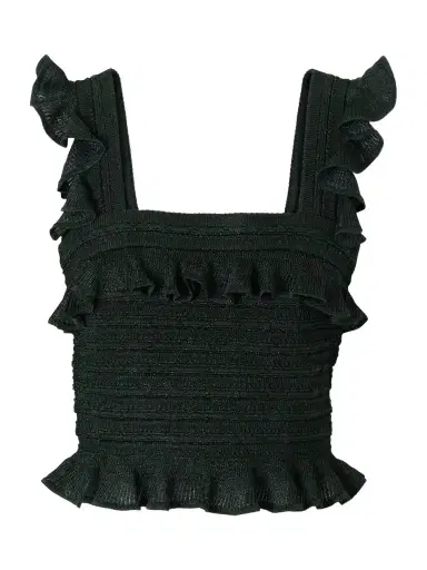 Zimmermann Ruffled Knitted Tank | Thumbnail 1 Zimmermann Ruffled Knitted Tank | Thumbnail 1
