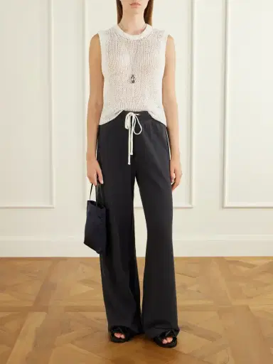 James Perse Cotton Wide-leg Track Pants | Thumbnail 2