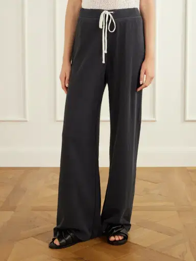 James Perse Cotton Wide-leg Track Pants | Thumbnail 3