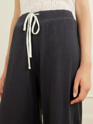 James Perse Cotton Wide-leg Track Pants | Thumbnail 5
