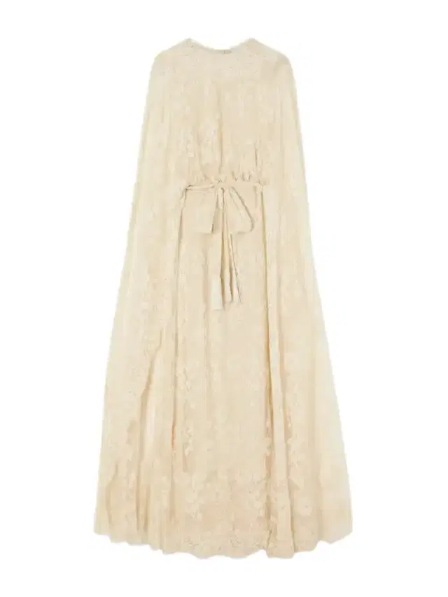 Valiant Belted Lace Cotton-blend Maxi Dress