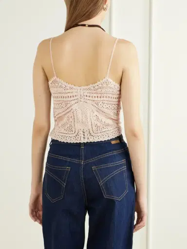 Ulla Johnson Mollie Crochet And Tulle Top | Thumbnail 3