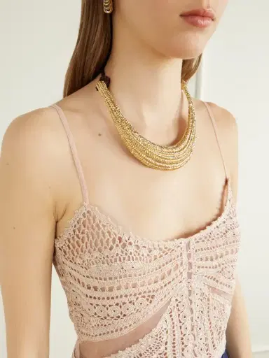 Ulla Johnson Mollie Crochet And Tulle Top | Thumbnail 4
